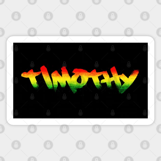 Reggae Timothy Magnet by EriEri